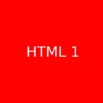 HTML Template 1